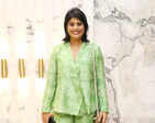 Fitness enthusiasts attend the launch of fitness studio