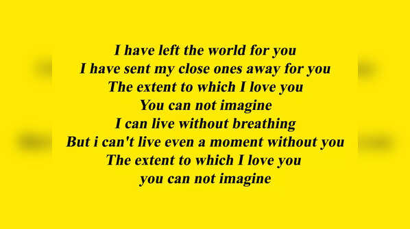 A heartwarming song