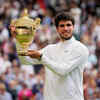 Article image for: Wimbledon 2023 final: <i class="tbold">carlos alcaraz</i> beats defending champion Novak Djokovic to win maiden title, see pictures