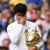 Article image for: Wimbledon 2023 final: <i class="tbold">carlos alcaraz</i> beats defending champion Novak Djokovic to win maiden title, see pictures