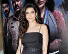 Karishma Tanna stuns in a black dress at the success party of Scoop