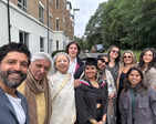 Farhan Akhtar attends daughter Shakya's convocation with wife Shibani Dandekar and ex-wife Adhuna Bhabani