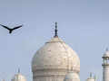 First in 45 years: Yamuna flood waters touch walls of Taj Mahal