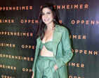 ​Aahana Kumra, Riteish Deshmukh, Genelia D'Souza attend Oppenheimer's screening in Mumbai​