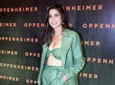 ​Aahana Kumra, Riteish Deshmukh, Genelia D'Souza attend Oppenheimer's screening in Mumbai​