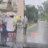 Noida Rains Live: Students return home after Noida administration announces closure of schools amid heavy rain (PTI)