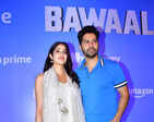 Janhvi Kapoor and Varun Dhawan promote their film Bawaal in style
