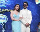 Alia Bhatt stuns in a saree, Ranveer Singh serves fashion excellence at the promotional event of Rocky Aur Rani Kii Prem Kahaani
