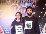 ​Alia Bhatt, Ranbir Kapoor, Ranveer Singh, Katrina Kaif grace the screening of 'Rocky Aur Rani Ki Prem Kahani'.​