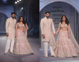 Sara Ali Khan and Aditya Roy Kapur turn heads in a dazzling ramp walk