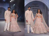 Sara Ali Khan and Aditya Roy Kapur turn heads in a dazzling ramp walk