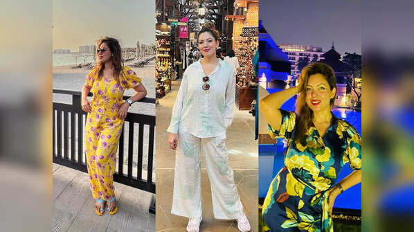 Munmun’s travel looks