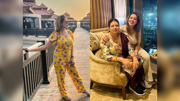 Munmun’s mother’s first international trip