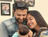 Ishita Dutta shares an adorable photo with her newborn son on hubby Vatsal Sheth&rsquo;s birthday