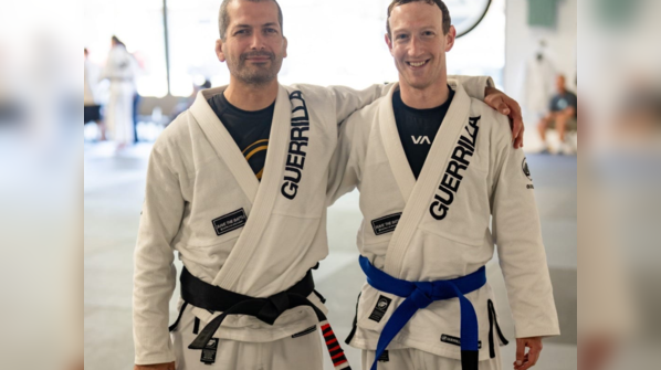 Mark became a blue belt in jiu-jitsu sport recently