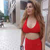 Article image for: Rakhi Sawant indulges in a <i class="tbold">fun banter</i> with paparazzi