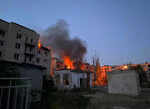 Russian missile strikes hit eastern Ukrainian city of Pokrovsk