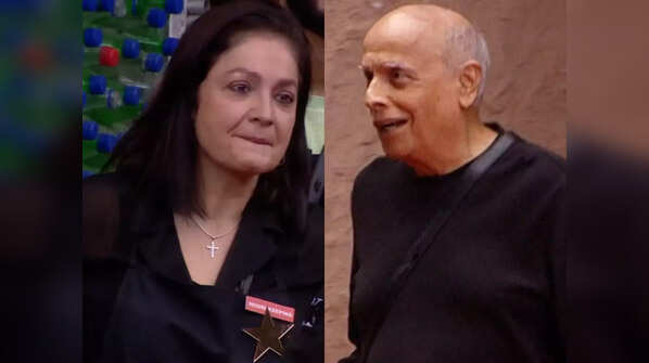 Dad Mahesh Bhatt's entry in the house to meet Pooja