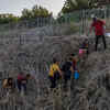 Article image for: Asylum-seekers traverse Rio Grande into the US