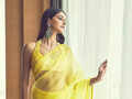 Ananya Panday is epitome of grace in a yellow saree and halter neck blouse