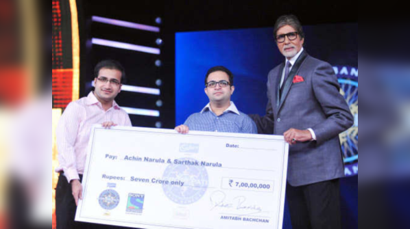 Achin Narula and Sarthak Narula - KBC 8