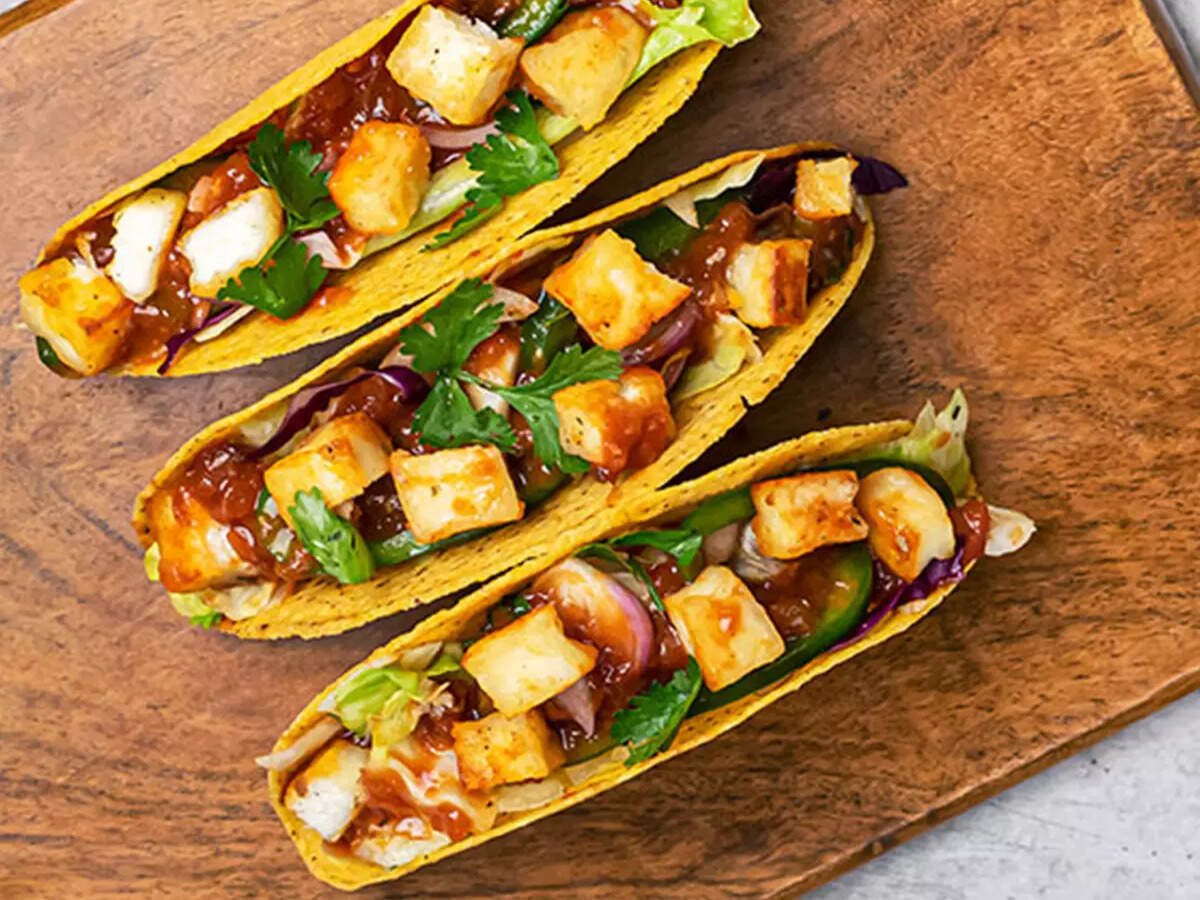 Cornitos Grilled Paneer Tacos with Salsa Dip Recipe