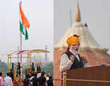 Prime Minister Narendra Modi hoists National Flag at Red Fort on 77th Independence Day