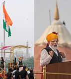 Prime Minister Narendra Modi hoists National Flag at Red Fort on 77th Independence Day