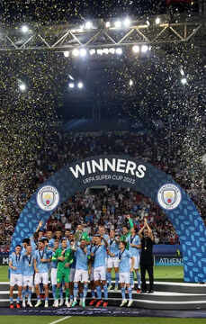 UEFA Super Cup 2023: Manchester City score victory over Sevilla to clinch maiden title, see pictures