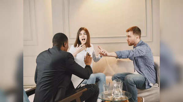 Confront the person