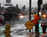 Tropical Storm Hilary lashes Southern California with heavy rain, flooding warning sounded
