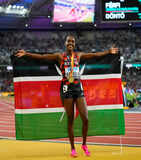 World Athletics Championships 2023: Faith Kipyegon wins third gold medal in women's 1500m final, see pictures
