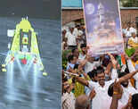 Celebrations take place across the nation with great pomp and fervour as Chandrayaan-3 landed successfully on Moon