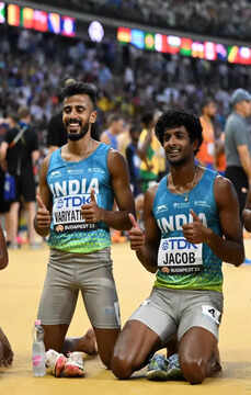 World Athletics Championships 2023: Indian men's 4x400m relay team breaks Asian record, see pictures