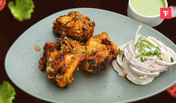 Tandoori Chicken prepared in Microwave – My Food World