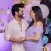 ​Her pastel-themed baby shower