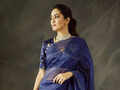 Mira Rajput exudes royalty in an indigo blue saree
