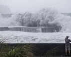 Typhoon Haikui unleashes heavy rainfall and strong winds in Taiwan