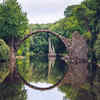 Die Rakotzbrucke, the stunning Devil's Bridge in Germany, Germany