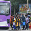 Students and working staff took BMTC and their private vehicles to reach office, as Karnataka state Private transport association and unions called  for transport strike to meet 30 demands. Most of schools buses and many cabs and autorickshaws functioned as normal.