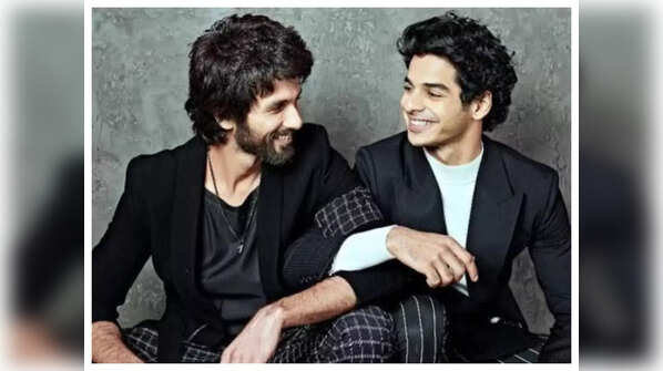 Shahid Kapoor and Ishaan Khattar
