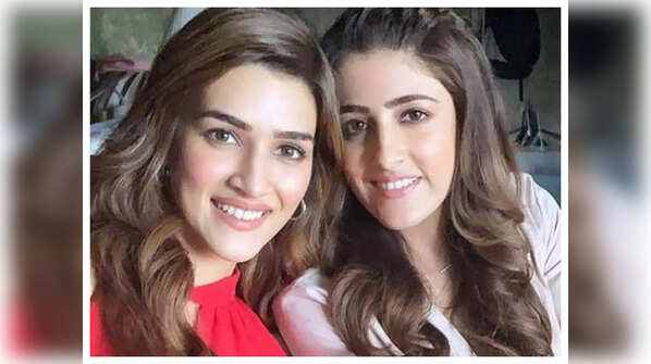 Kriti Sanon and Nupur Sanon