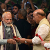 Celebrations at BJP HQ