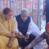Article image for: Vice President <i class="tbold">jagdeep dhankhar</i> offers prayers with his wife at Tejaji Temple in Ajmer