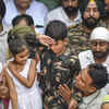 6-year-old son bids farewell