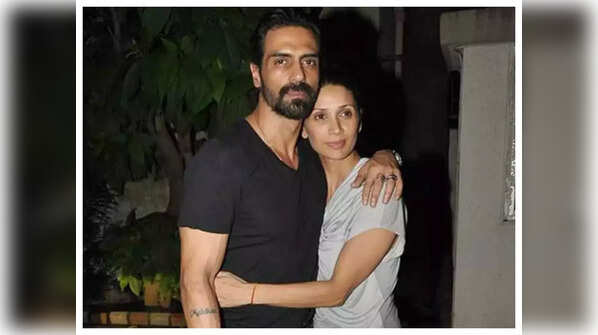 Arjun Rampal and Mehr Jesia