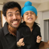 Ranveer with his son