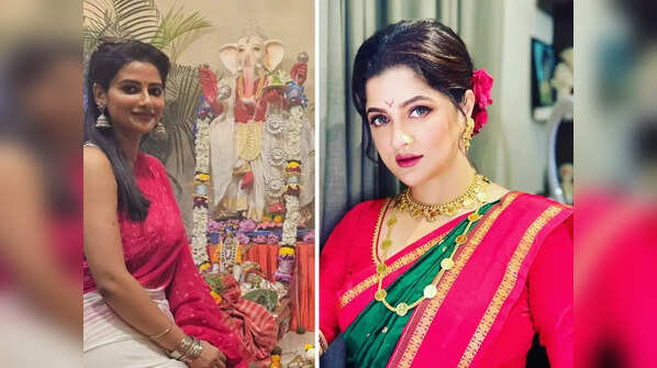 Ushasi Ray to Srabanti Chatterjee: Bengali artists celebrate Ganesh Chaturthi with devotion