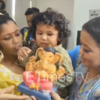 Golla doing the Visarjan moment