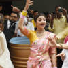 Shilpa dancing to the dhol beats